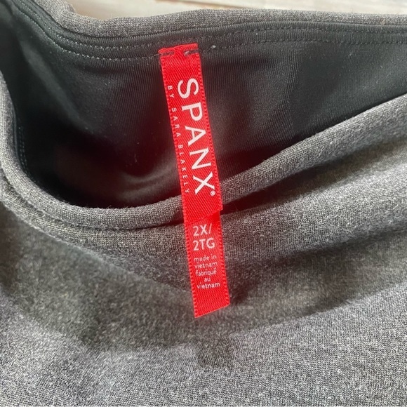 SPANX Look at me now gray size 2X seamless classy ankle tummy control le…‎ - Picture 6 of 6